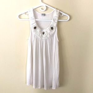 Kismet White Tank Top